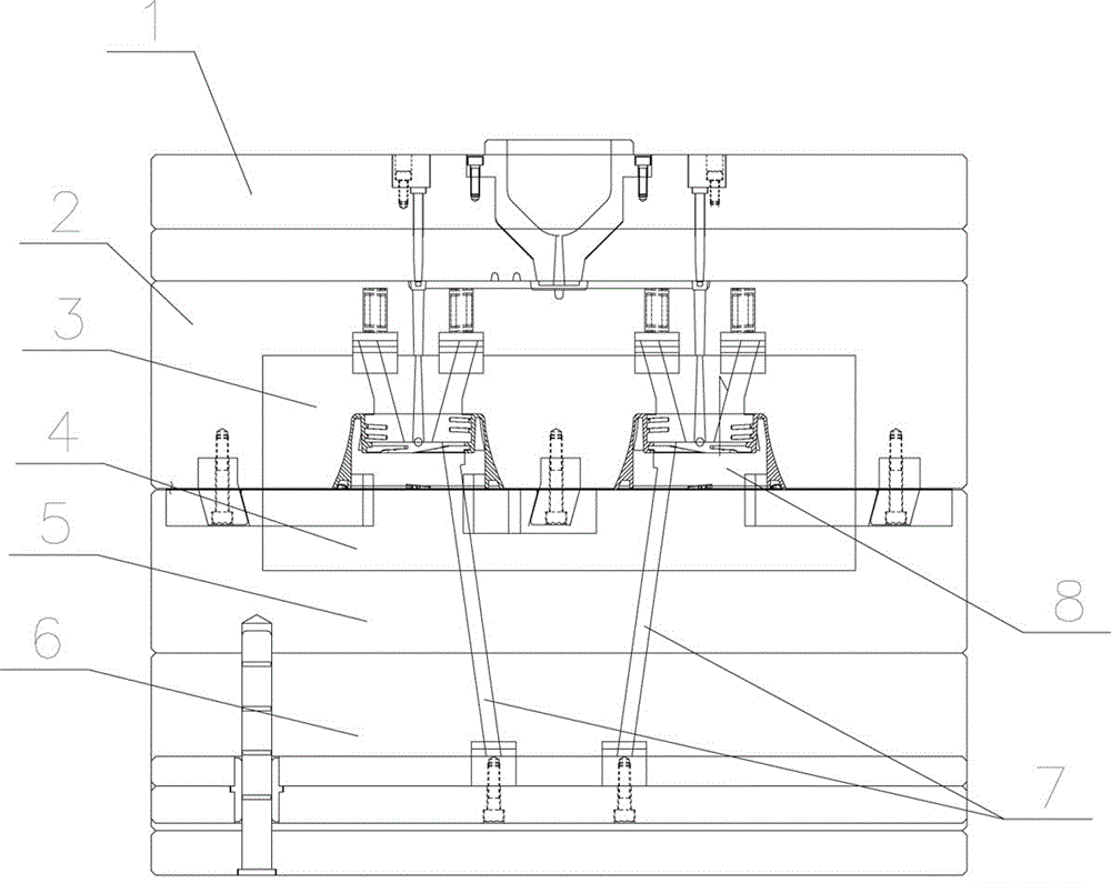 一种具有斜顶的注塑模具的制作方法