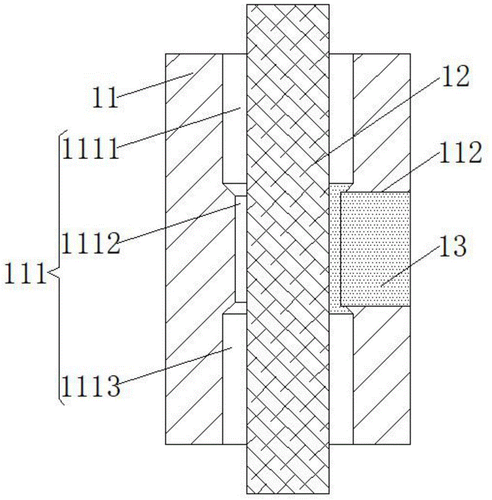 一种板间毛纽扣连接模块的制作方法