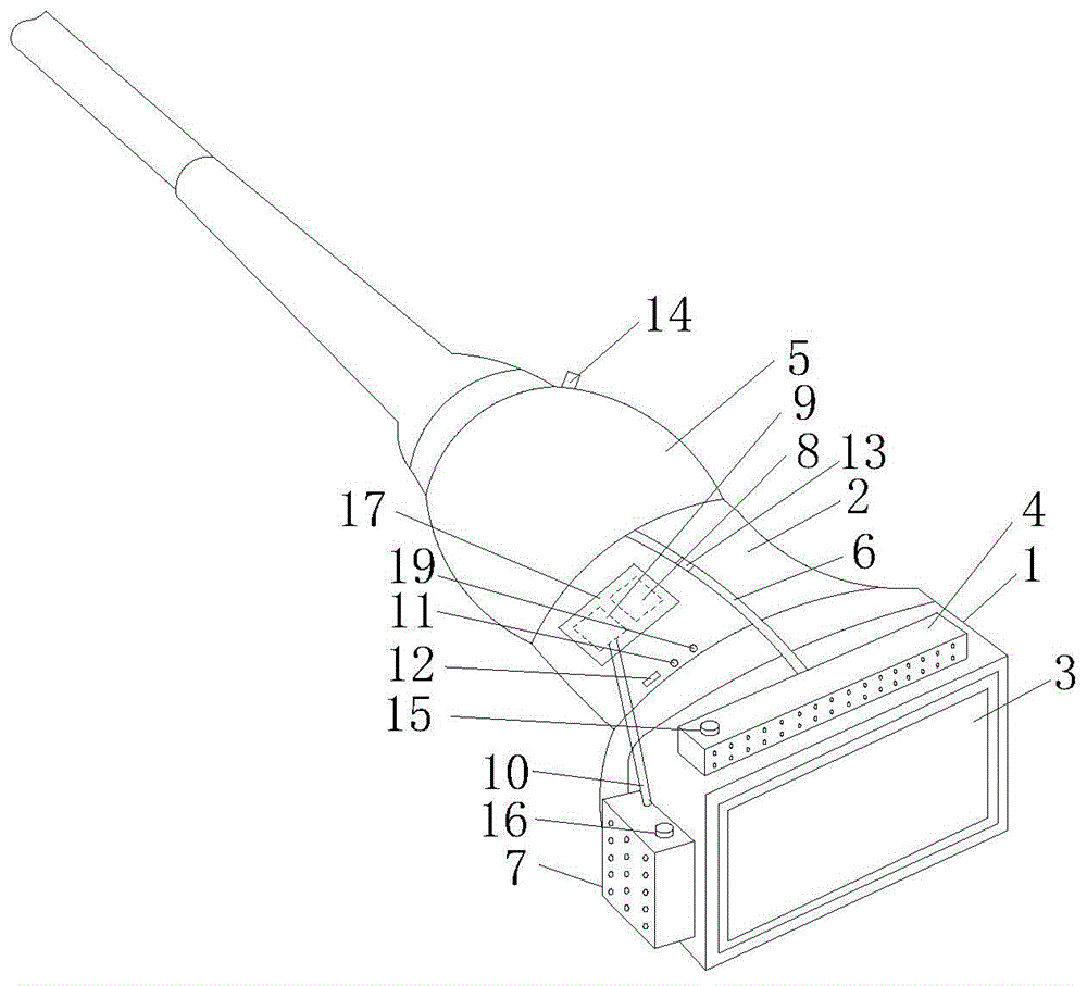 一種頭部專用的超聲探頭的製作方法