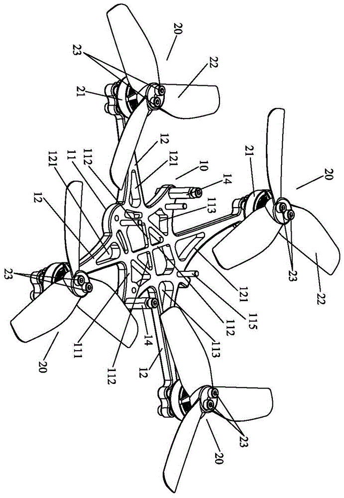 無人機之旋翼與機架組合結構的製作方法