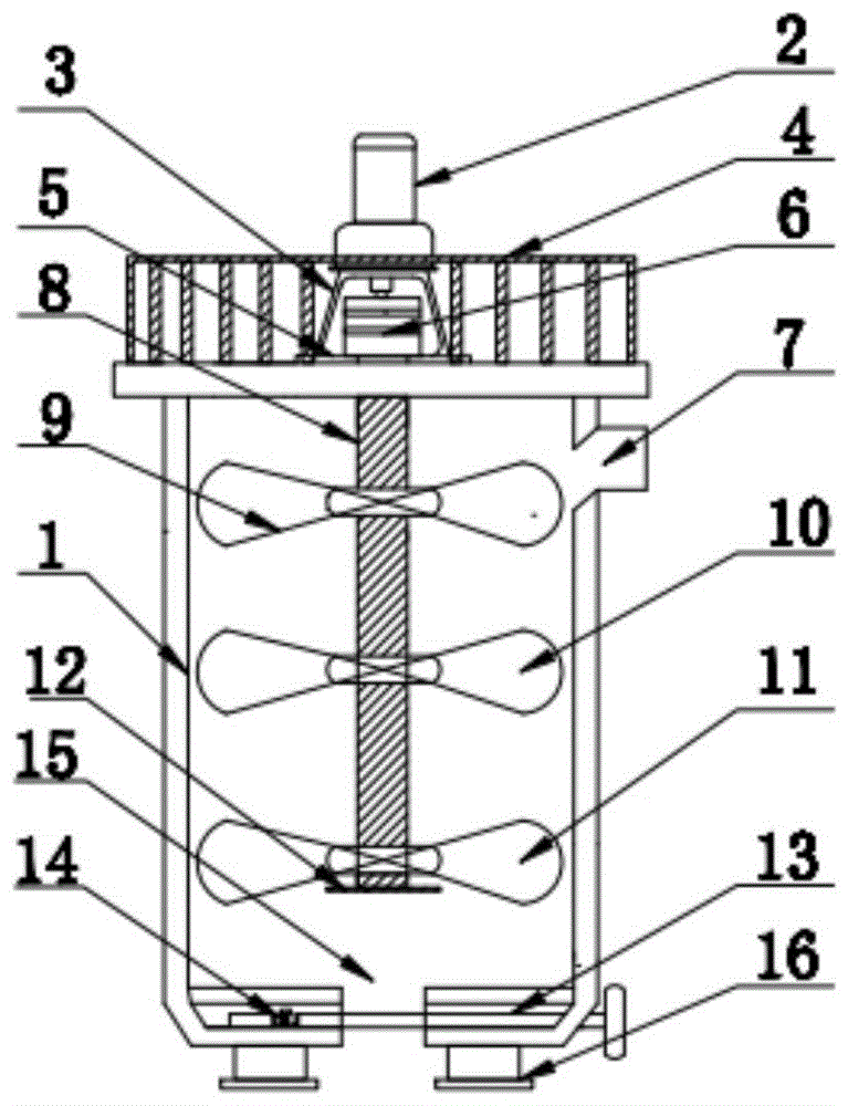 桨式搅拌器结构图图片