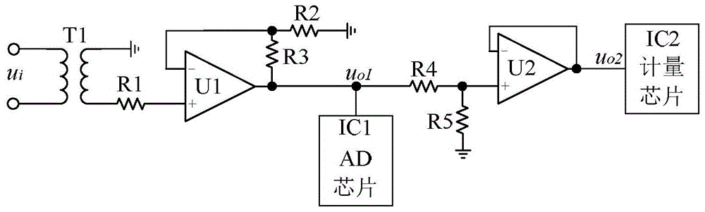 電子式交流傳感器採樣及計量電路的製作方法