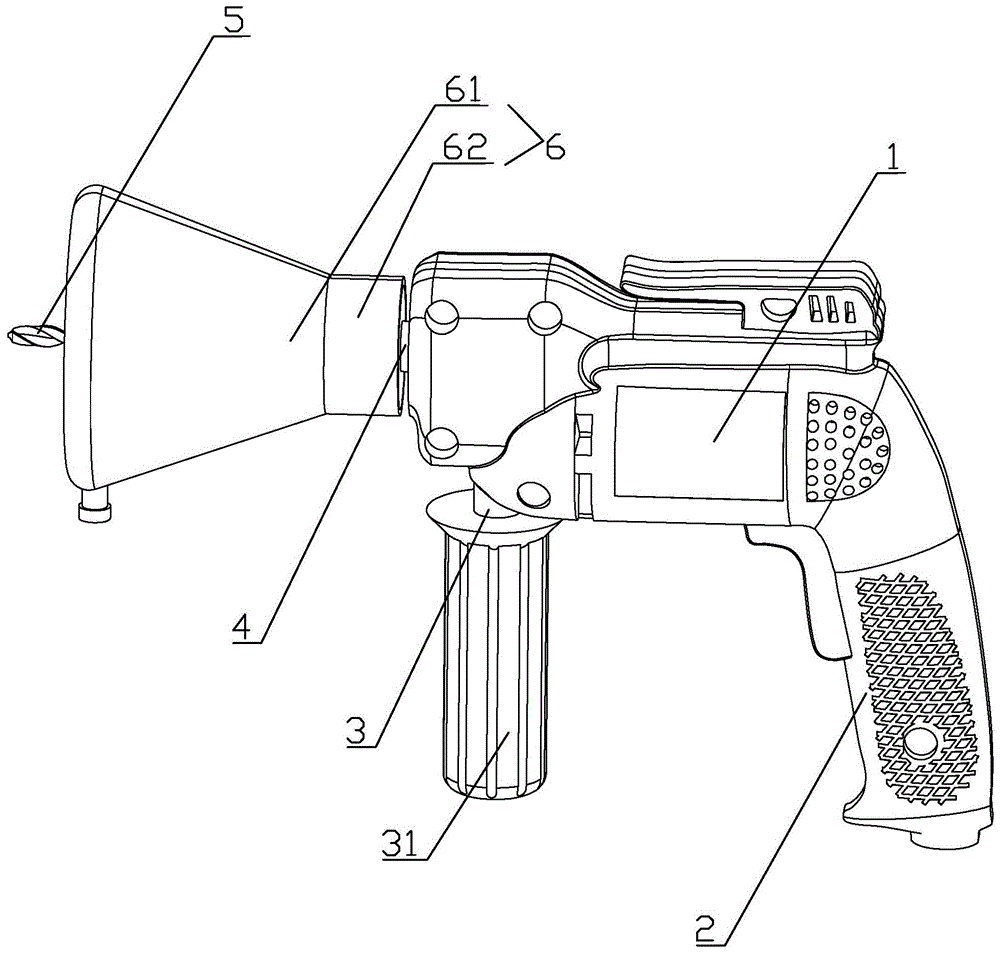 冲击钻的结构原理图图片