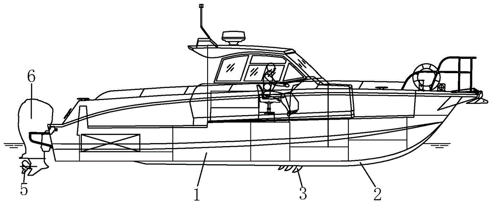 一种高稳定性的游艇的制作方法