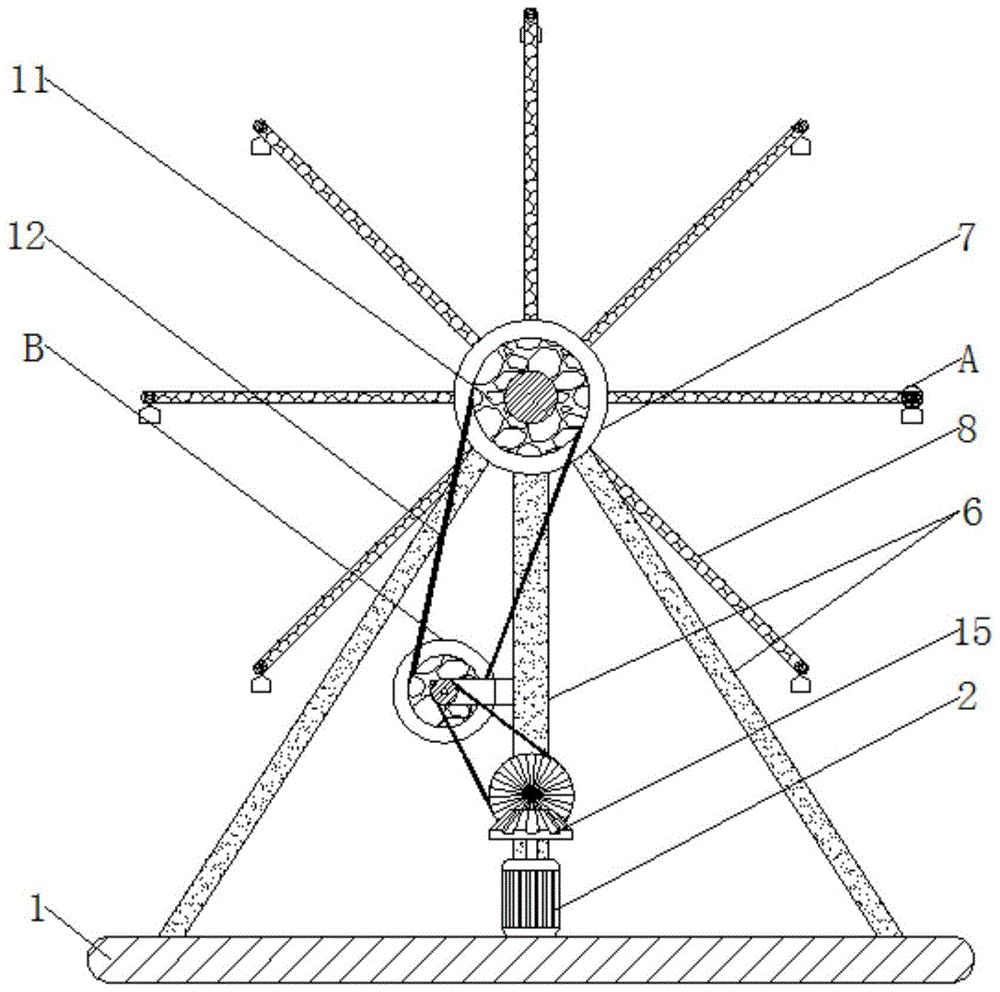 摩天轮简单结构图图片