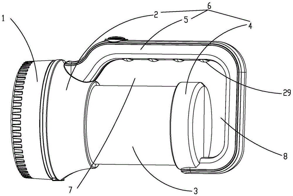 多功能手电筒设计图图片