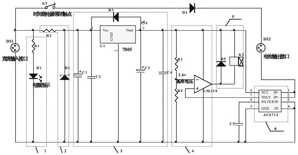 12v充满电关断电路图图片