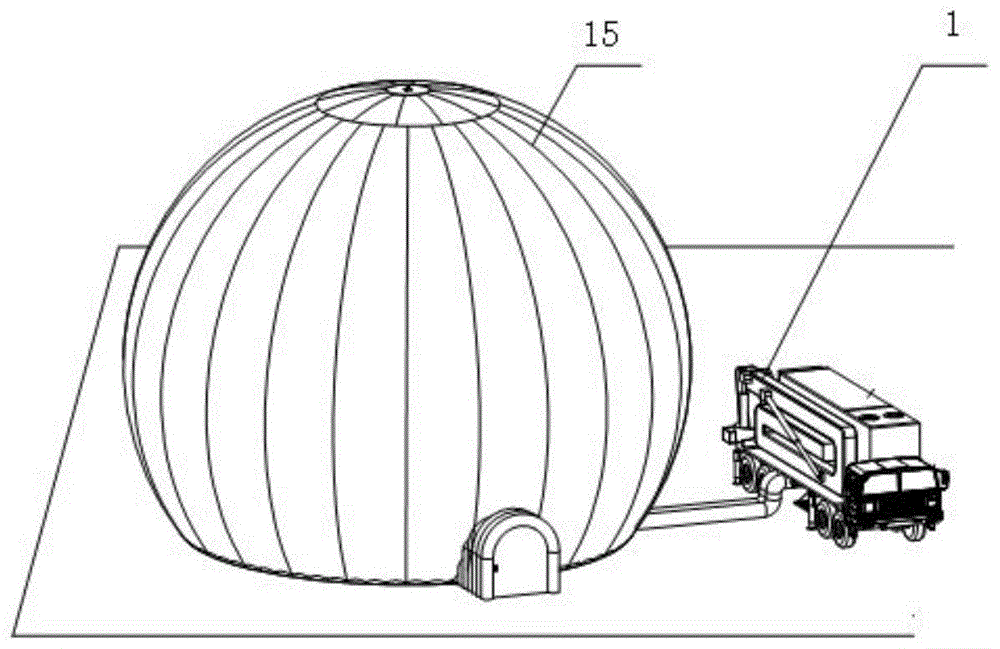 一種高機動雷達天線罩搭建載車及其天線罩系統的製作方法