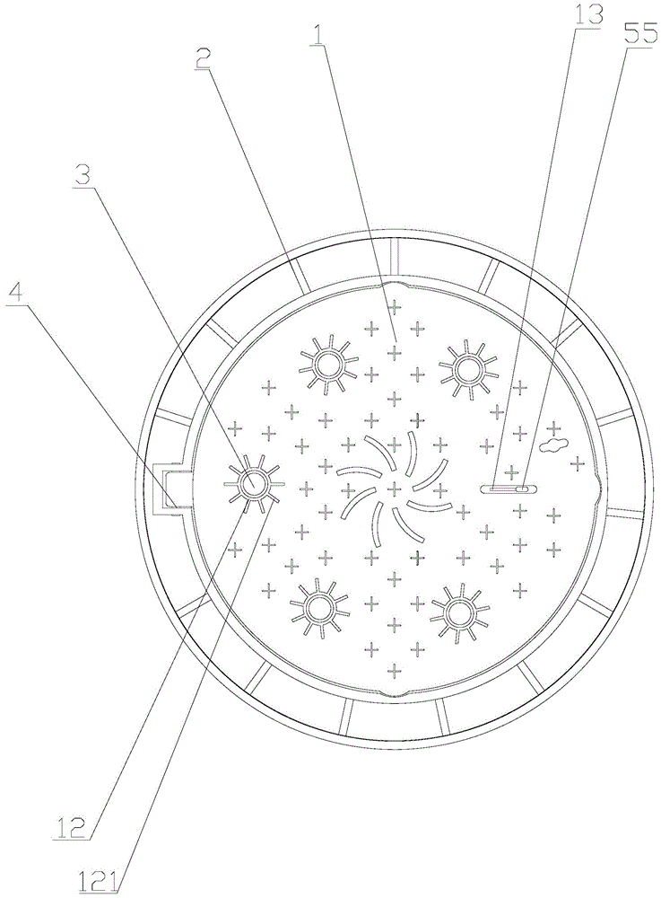 一种便于城市内涝泄水的新型安全井盖的制作方法