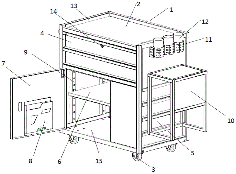 一种多功能工具车的制作方法