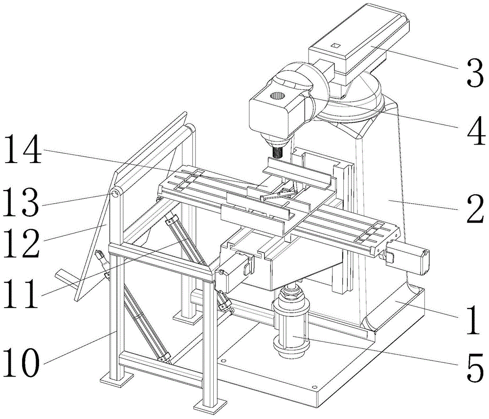 立式升降台铣床结构图片