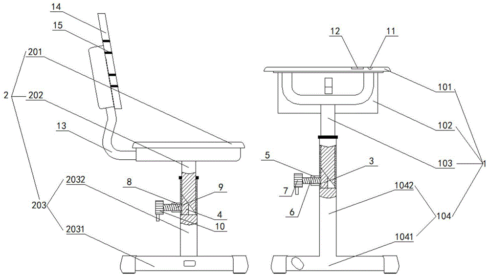 升降椅的结构原理图图片