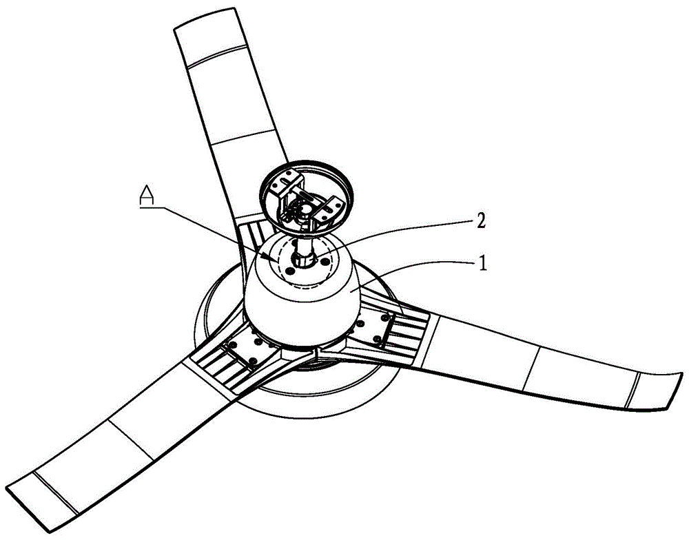 吊扇素描图片