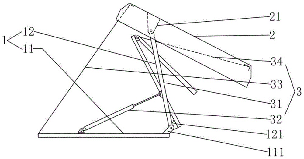 折叠车棚制作图图片