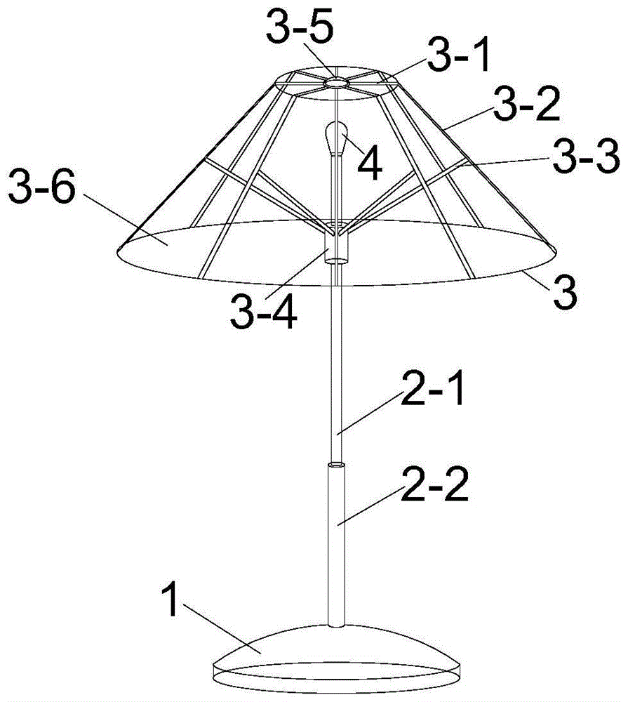 一種可調節燈罩的落地燈的製作方法