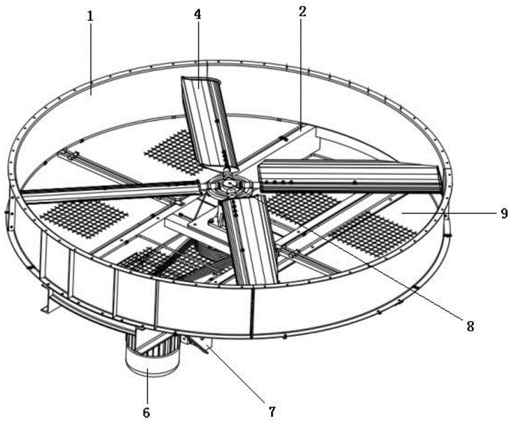 一种空冷器用鼓风式轴流通风机的制作方法