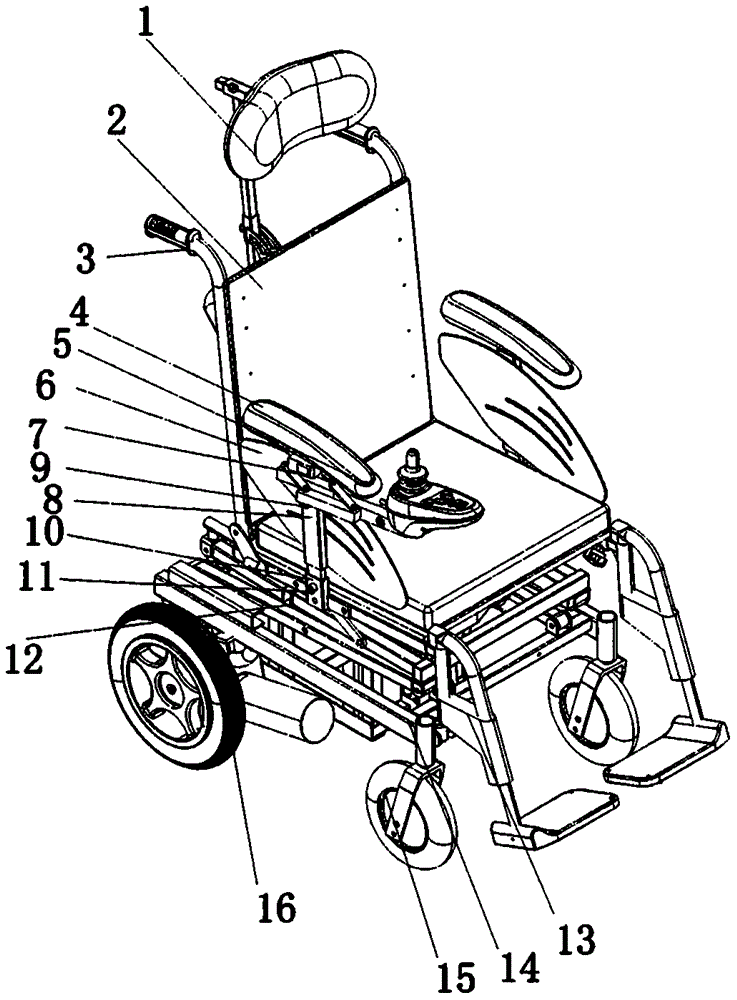 背景技术:电动轮椅车作为辅助行动障碍人士及残疾人移动的设备,是残障