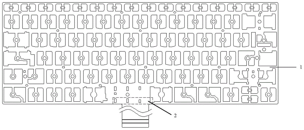 键盘线路板图图片