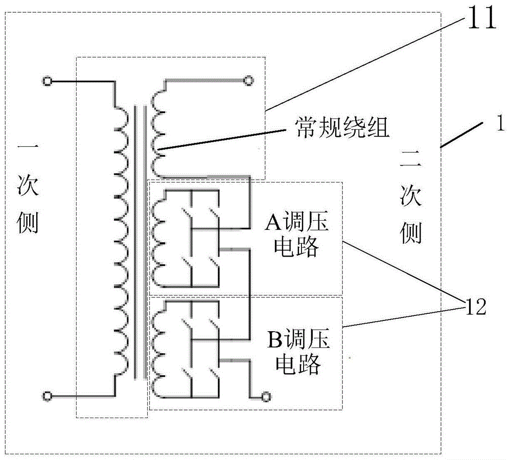 一種調壓變壓器及潮流控制系統的製作方法