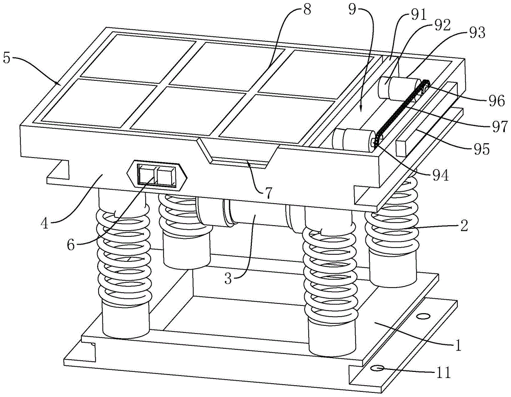 振动平台结构图图片