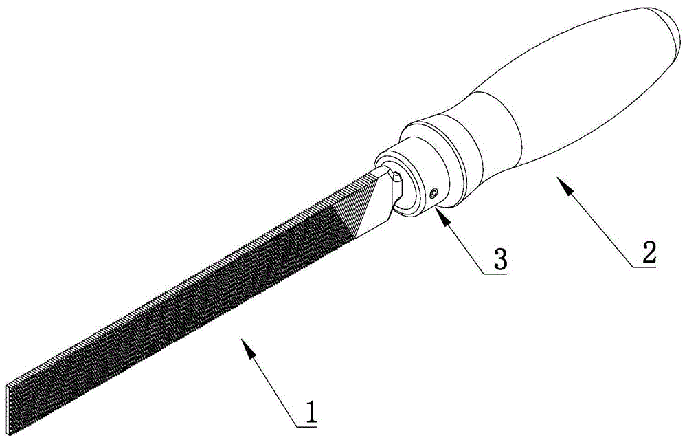 锉刀的结构示意图图片