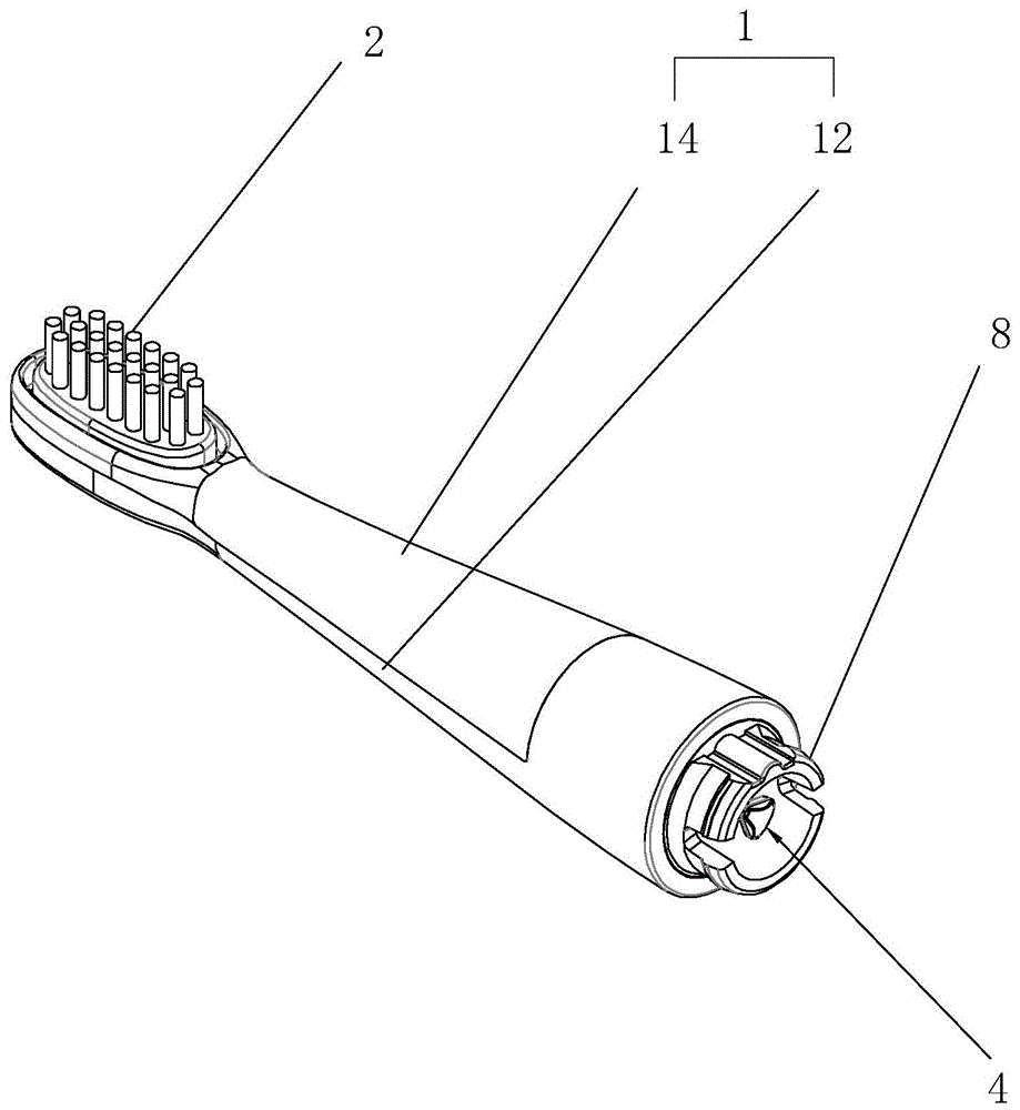电动牙刷刷头结构图片