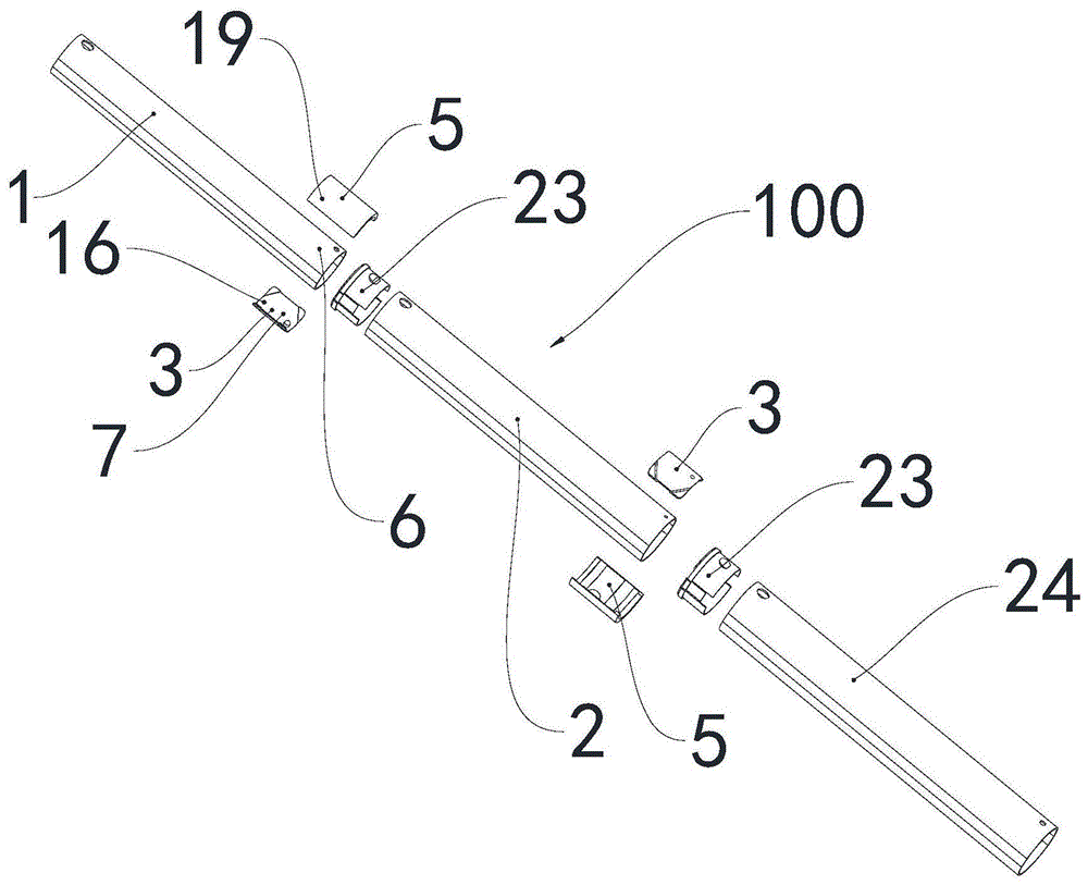 三节电动伸缩杆结构图图片