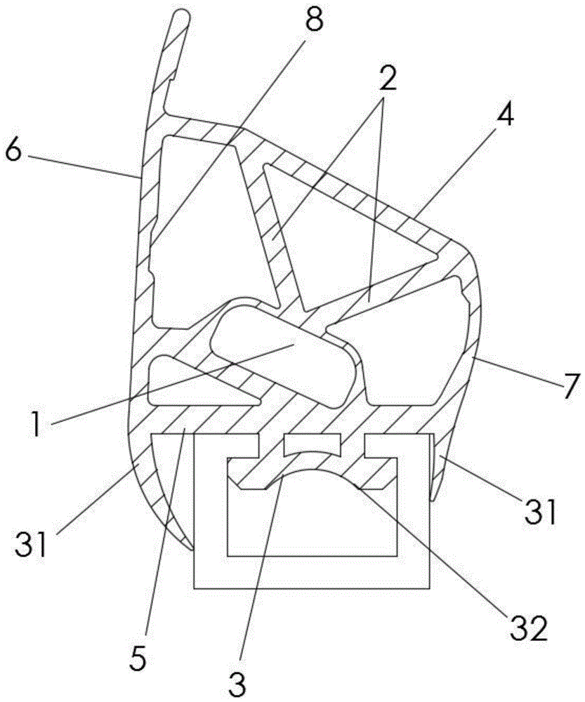 安全触边胶条的制作方法