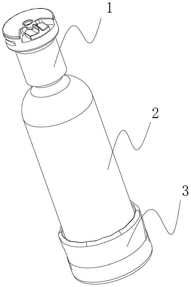 一种气泡机用的水瓶的制作方法