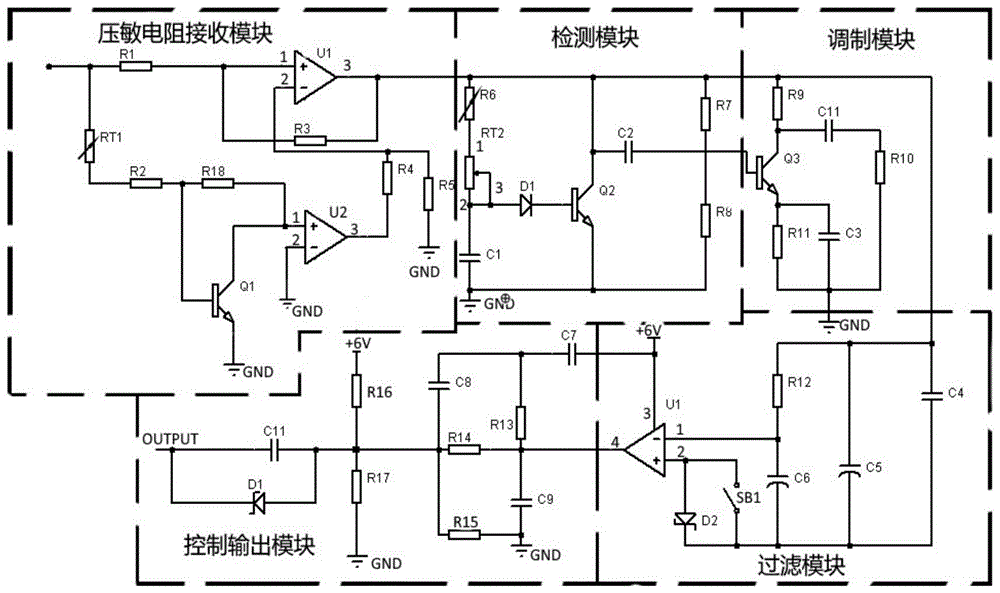 一種電動牙刷用壓力調節測試控制電路的製作方法