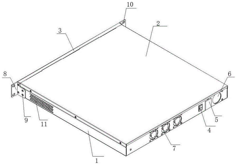 一种1u自主可控安全型服务器机箱的制作方法