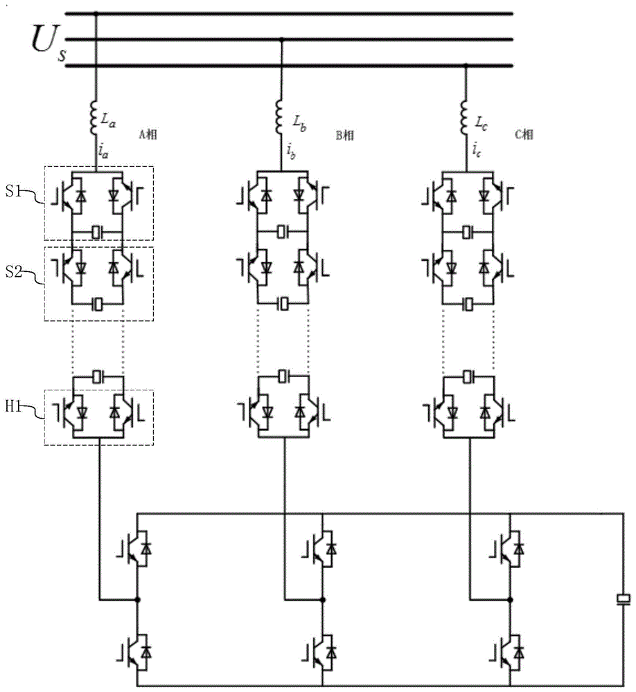 混合式级联svg拓扑的制作方法