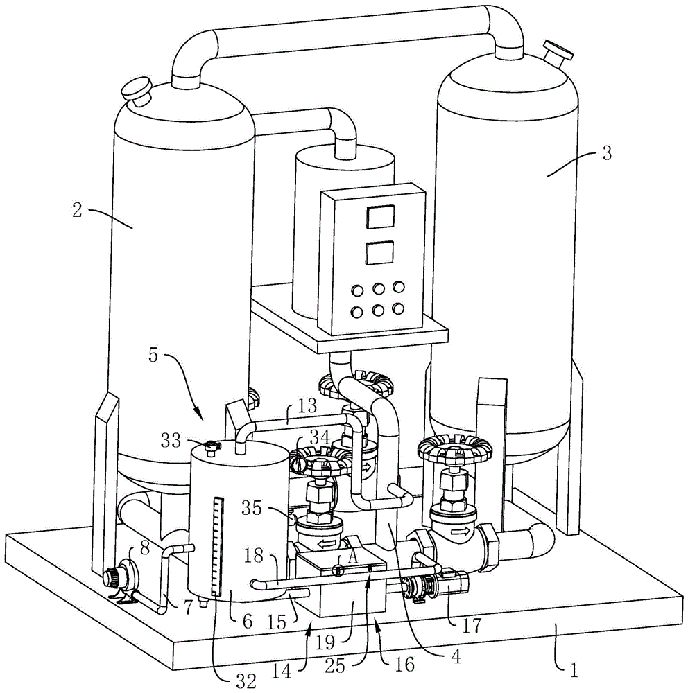 一种微热再生吸附式干燥机的制作方法