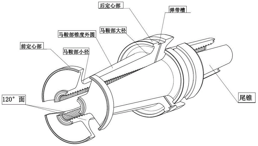 霰弹弹托构造图图片