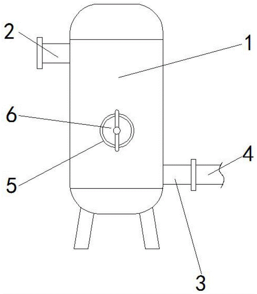 空压机储气罐内部结构图片