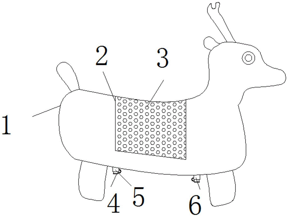 充气玩具简笔画图片