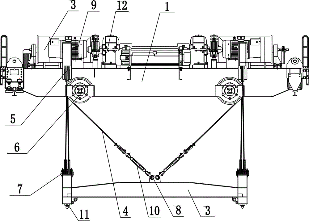 集装箱吊具图纸图片