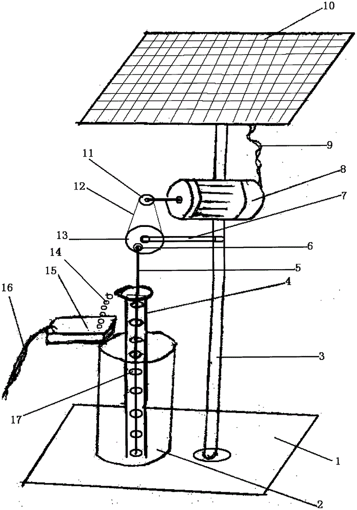 一种全自动太阳能滴管浇花装置的制作方法