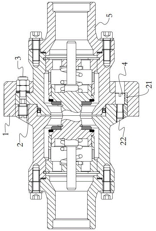 一种拉断阀保护结构的制作方法