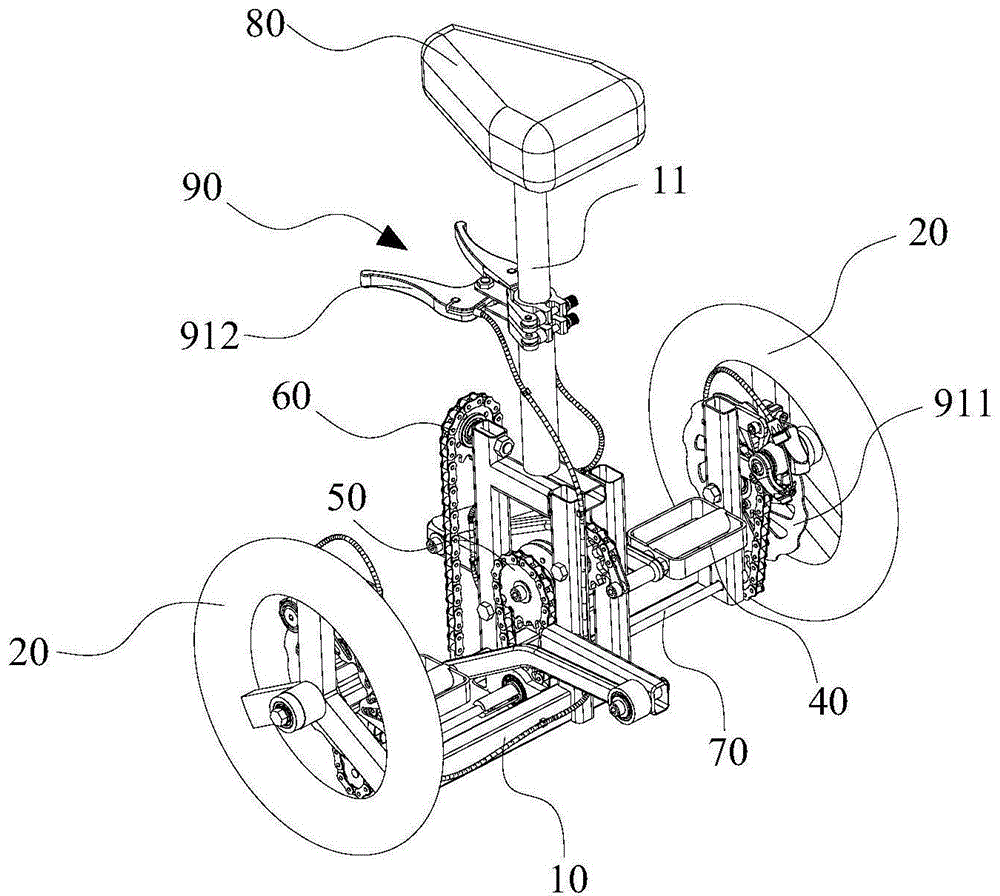 平衡车结构原理图图片