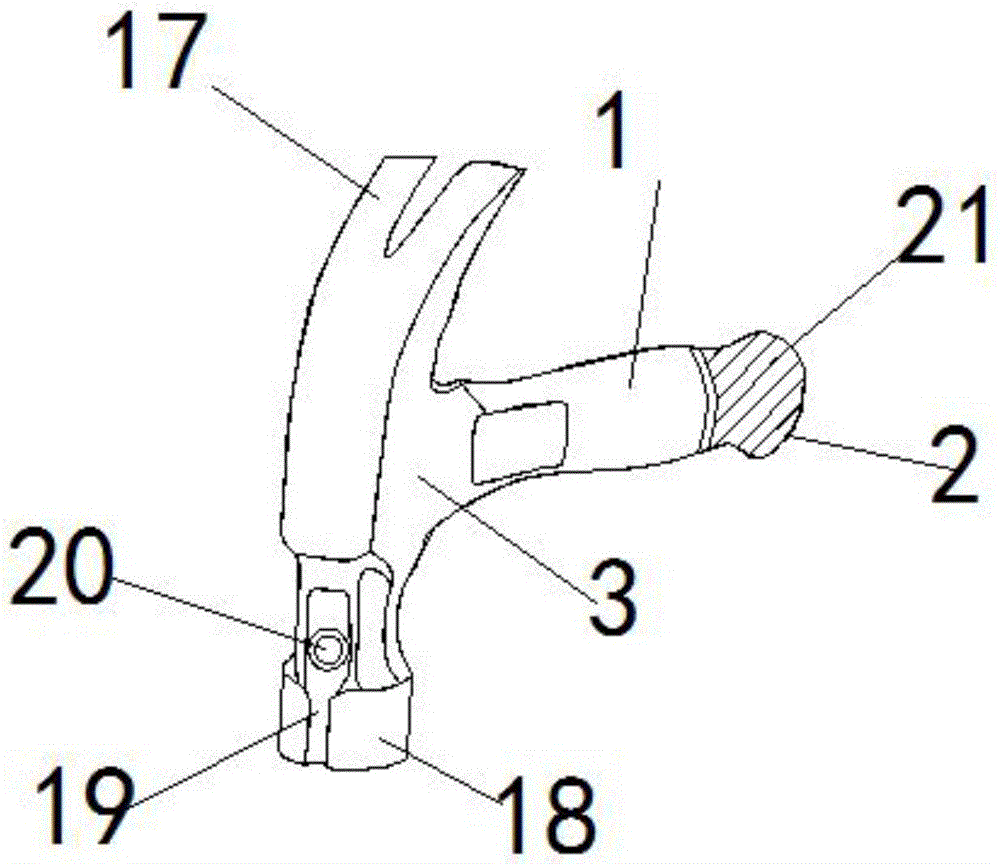 锤柄设计图图片