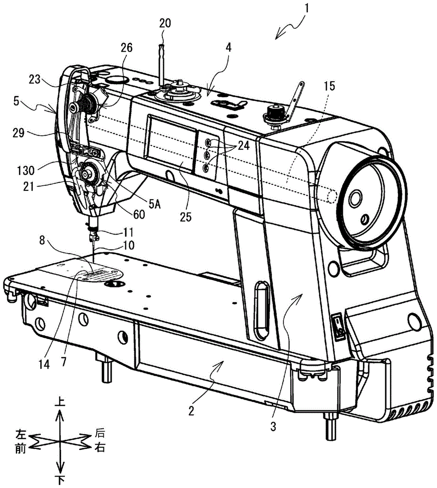 缝纫机的结构 简图图片