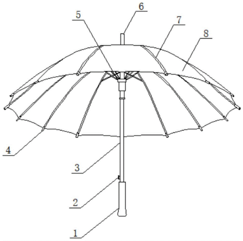 伞柄结构图片