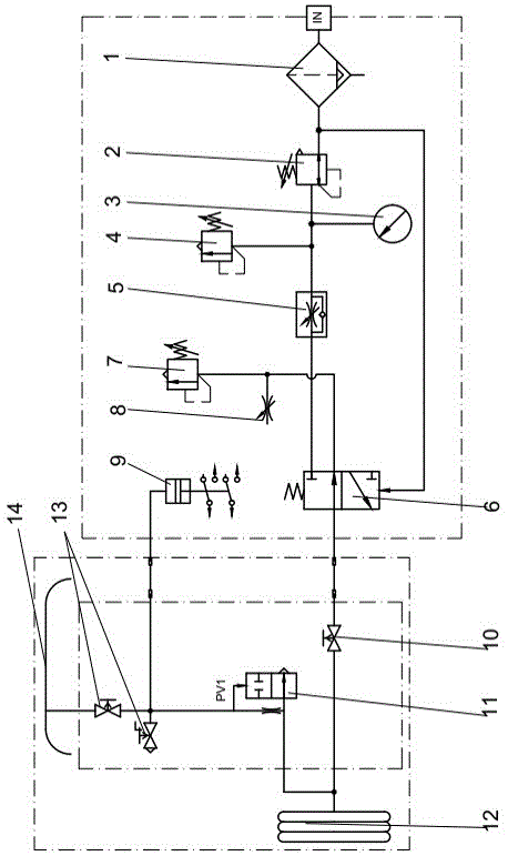 受电弓气路工作原理图图片