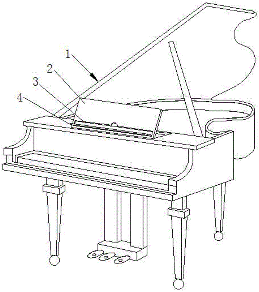 一種鋼琴用翻譜子裝置的製作方法