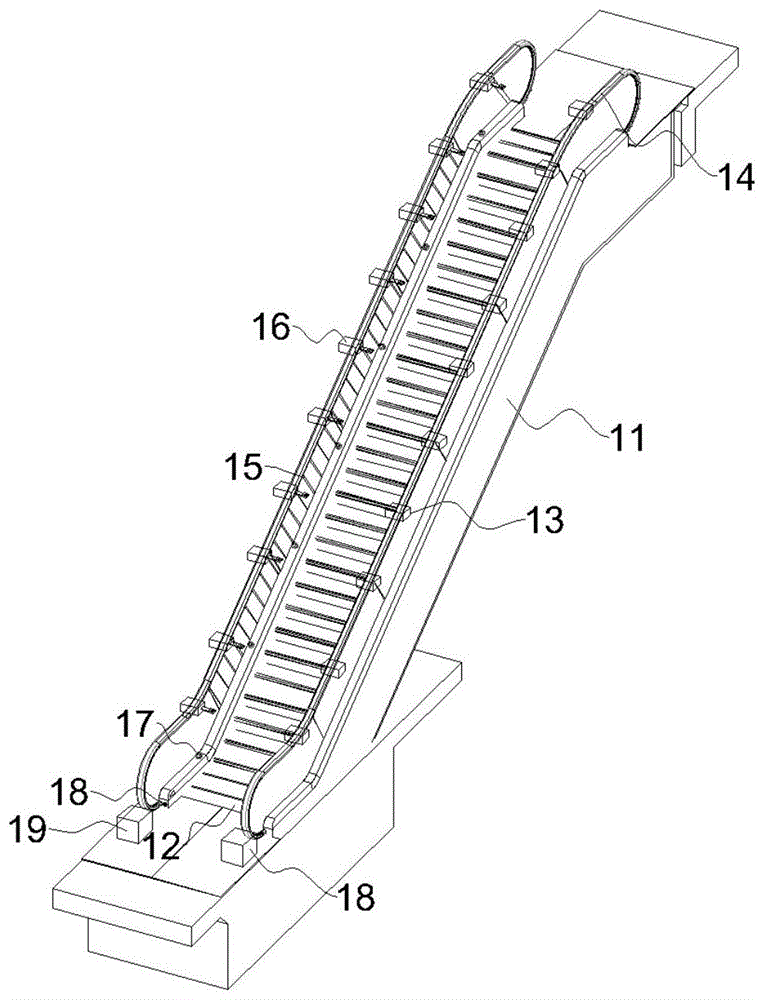 一种高安全性智能化自动扶梯的制作方法