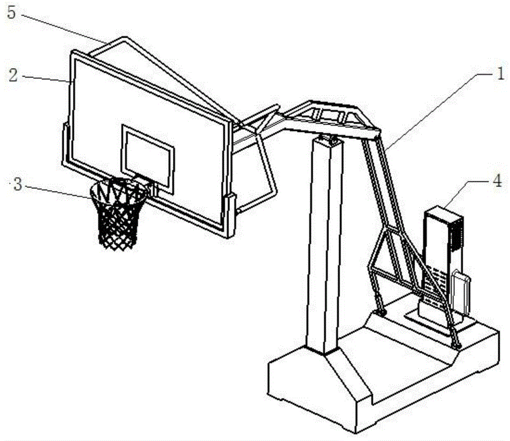 一种共享篮球架的制作方法