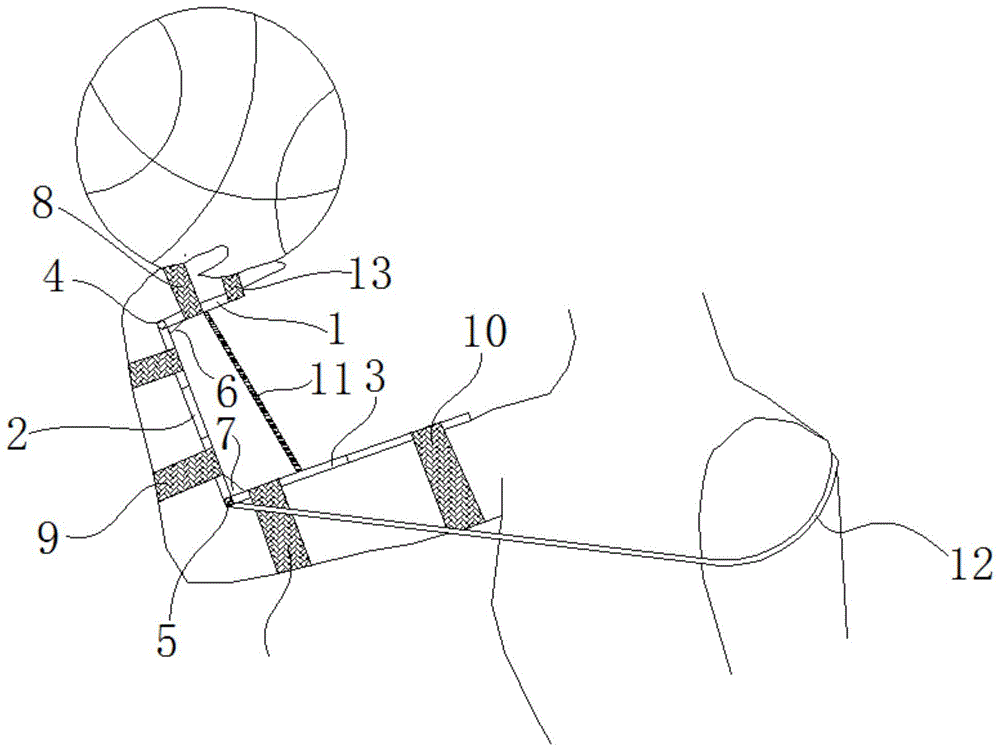 一種單手肩上投籃訓練器的製作方法