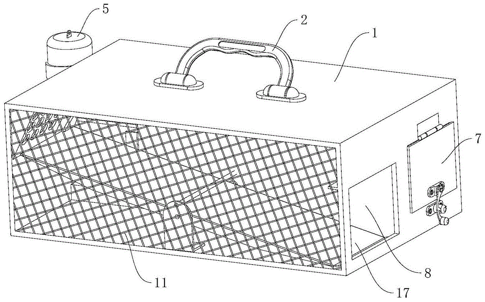 捕鼠器结构简图图片