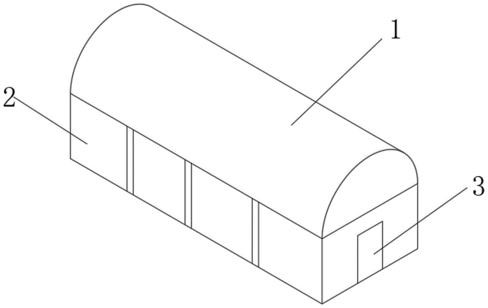 一种用于喜阴植物的农业大棚的制作方法